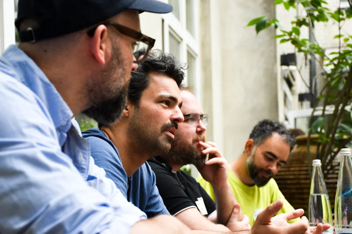 A smaller group of technical leaders in conversation